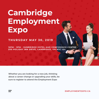 Save the date - May 30th - Job Fair in Cambridge!