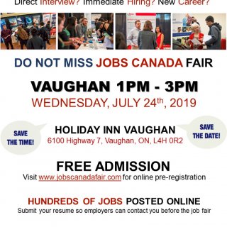 Join us at Jobs Canada Fair in Vaughan!